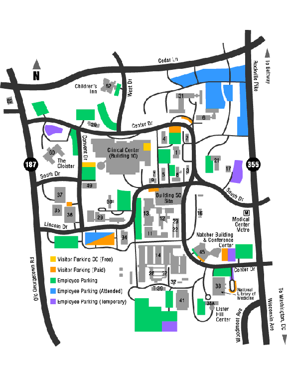 Nih Campus Map Lipsett Auditorium